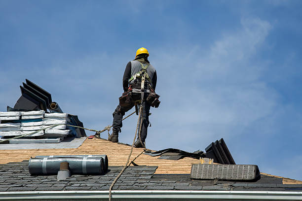 Professional Roof Replacement technician working in Eureka, UT